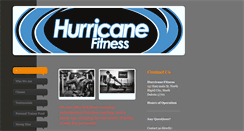 Desktop Screenshot of hurricanefitness.com
